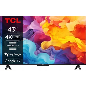 Televizor 43palcový LED televizor TCL 43V6B Google TV 4K UHD černý
