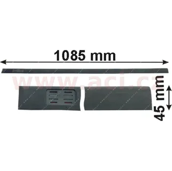 Lišta karosérie boční lišta předních dveří (s prolisem) L (3766413) (3766413)