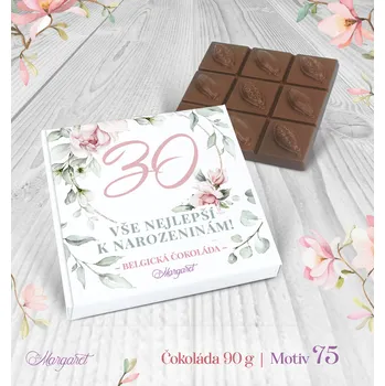 Čokoláda Čokoláda | Motiv 75 (Narozeninová čokoláda)