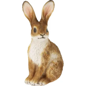 Zahradní úložný box Zahradní figurka z polistone Beca, 18,5x11 cm, hnědá