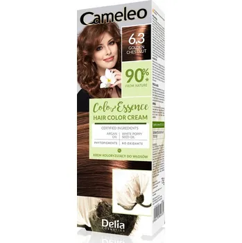 Barva na vlasy DELIA COLOR ESSENCE krémová henna na vlasy, odstín 6.3 KAŠTAN