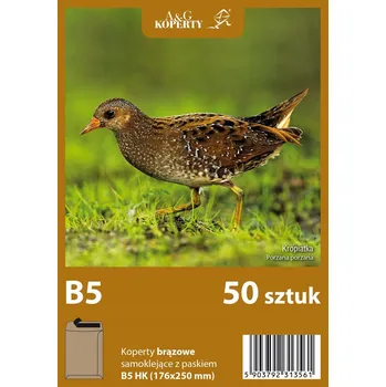 Obálka Obálka bez okénka B5 (176 x 250 mm) hnědá 1 ks