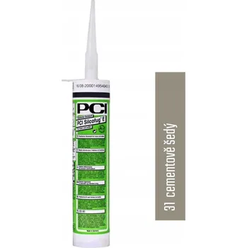 stavební silikon PCI SILCOFUG E 31 CEMENT GREY (ŠEDÝ) SANITÁRNÍ SILIKON 310 ML.