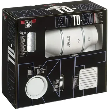 Domácí ventilátor Nástěnný ventilátor Soler&Palau TD 250/100 T KIT bílý