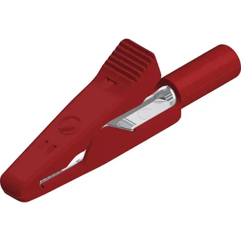 Krokosvorka Hirschmann Test a Measurement MA 2 VA rt svorkovnice, zásuvka 2 mm, Ohne Messkategorie, červená