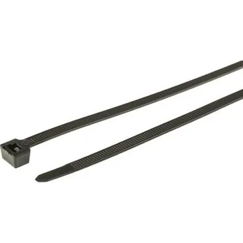 Organizace kabelů Kabelová vázací páska 111-14860 T150R(H)-PA66W-BK (100) 365mm 7,6 mm Černá Nylon 66 HellermannTyton