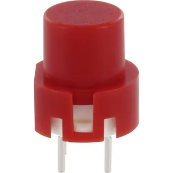 TRU COMPONENTS TC-D6RT, TC-D6RT impulzní tlačítko, 11.4 mm, 35 V/DC, 0.01 A, 1 ks
