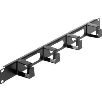 Switch Intellinet 711050 19 palec kabelové vedení pro datové skříně 1 U černá (RAL 9005)