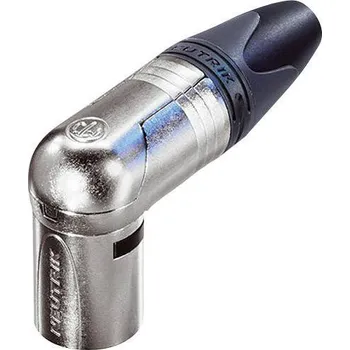 Elektrická zásuvka Neutrik NC4MRX XLR konektor zástrčka, zahnutá Pólů: 4 stříbrná 1 ks