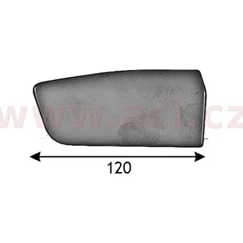 Blatník karosérie boční lišta předního blatníku pro lak ORIGINÁL, L (1887401Q) (1887401Q)