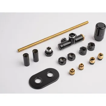 Radiátor P.m.h. Termostatický ventil pro ústřední vytápění Nova 6x7 cm černá NOV-L-B