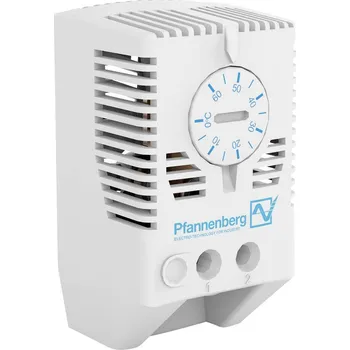 Pfannenberg skříňový rozvaděč-termostat FLZ 530 THERMOSTAT 0.. plus 60°C 240 V/AC 1 spínací kontakt (d x š x v) 36 x 40 x 72 mm 1 ks