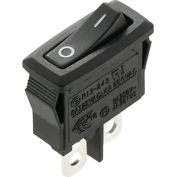 TRU COMPONENTS 1588060 kolébkový spínač TC-R13-243A-02 250 V/AC 4 A 1x vyp/zap s aretací 1 ks