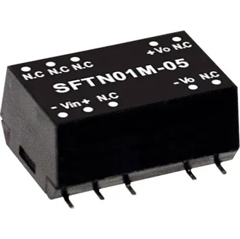 Měnič napětí MEAN WELL SFTN01N-15 DC/DC měnič napětí, modul 67 mA 1 W Počet výstupů: 1 x Obsah 1 ks