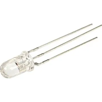 Polovodič Kingbright vícebarevná LED zelená, žlutá kulatý 5 mm 150 mcd, 60 mcd 24 ° 25 mA, 30 mA 2.2 V, 2.1 V