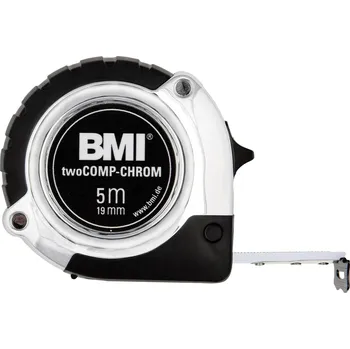 Dálkoměr BMI chrom 475541221 svinovací metr 5 m ocel