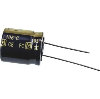 Kondenzátor Kondenzátor 680μF ±20procent 55mΩ 63V dc Průchozí otvor Elektrolytický řada FC Radial Panasonic