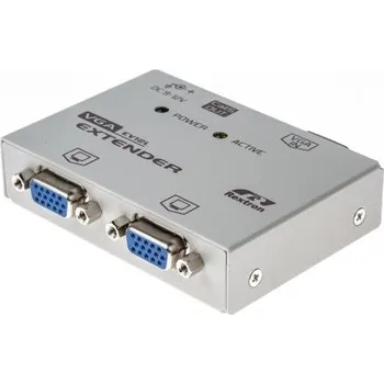 Video kabel Extendér VGA 1280 x 800 150m CATx NewLink, video připojení: VGA 2