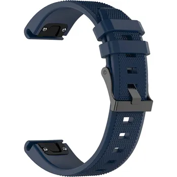 Příslušenství k chytrým hodinkám Techsuit - Řemínek QuickFit 26 mm (W058) - Garmin Fenix 3/3 HR/5X/5X Plus/6X/6X Pro/7X/7X Pro Solar - námořnicky modrý