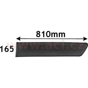 Blatník karosérie boční lišta zadního blatníku černá ORIGINÁL, L (0905429Q) (0905429Q)