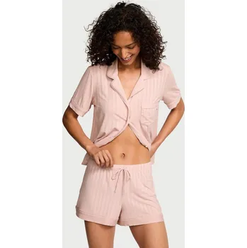 Dámské pyžamo Victorias Secret krátké pyžamo The Supersoft Modal PJ M - doprava zdarma