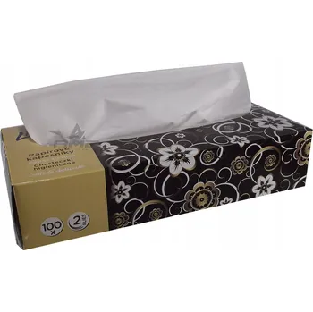 Bílé kapesníčky 2vrstvé v krabičce k-21 Linteo Elfi