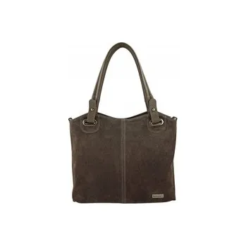 Kabelka Barberinis kabelka z pravé semišové kůže béžová