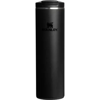 Termoska STANLEY Termohrnek The Transit Fliptop Mug 350 ml/12oz Black 2.0 10-13063-011