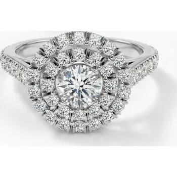 Prsten Korbička Šperky ZÁSNUBNÍ PRSTEN ICON 007 - Zirkon -bílé zlato/žluté zlato/červené zlato