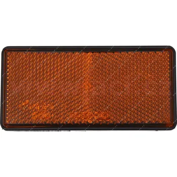 Příslušenství osvětlení automobilu univerzální odrazka obdélník, samolepící, oranžová (103x51 mm) (9907366) (9907366)