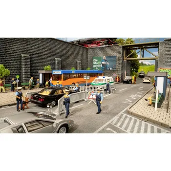 Modelová železnice NOCH H0 Policejní práce na tématu hotový model