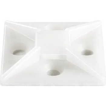Stahovací páska TRU COMPONENTS TC-HC3838203 úchytka samolepicí 1593050 Průměr kabelového svazku (rozsah) 13.40 mm (max) 4cestný vstup pro provlečení transparentní 1 ks
