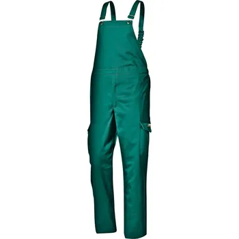 Pracovní oblečení PRAPOR FLAME / Montérkové kalhoty s nehořlavou úpravou s laclem - zelená 54