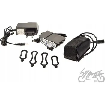 Cyklosvítilna Přední světlo na kolo Prox Triple Power 3x Cree černé