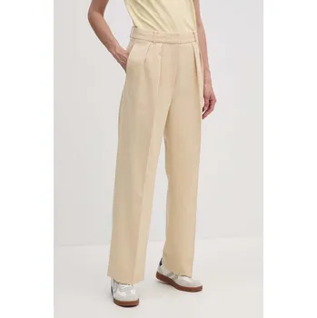 Dámské kalhoty Kalhoty Tommy Hilfiger WW0WW39725 béžová 12X, vel. 42