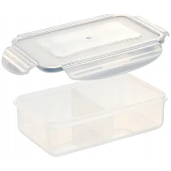 Dóza na potraviny Dóza dělená FRESHBOX 0,5 l, obdélníková