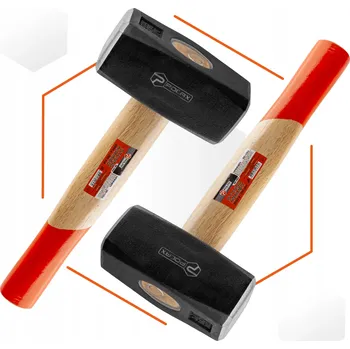 Kladivo Kladivo kamenické 2000g dřevěná rukojeť Polax