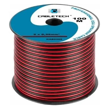elektrický kabel Reproduktorový kabel Cabletech KAB0363 2 x 0,35 mm2, 100 m