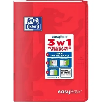 Sešit Sešit A5 s mřížkou Oxford 60 listů easy book