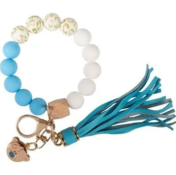 ALBI Me to You klíčenka - Modré korálky