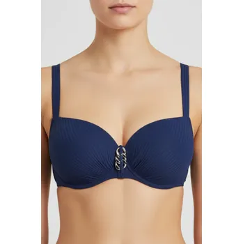 Dámské plavky Plavková podprsenka vyztužená ANTIGEL (FBB4008-21), Barva tmavě modrá, Velikost 75F