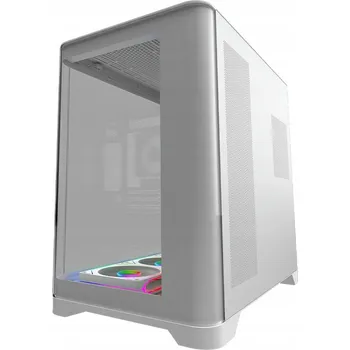 PC skříň Počítačová Skříň AQIRYS EUROPA Midi Tower bílý