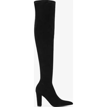 Dámské kozačky DeeZee dámské kozačky nad koleno na sloupkovém podpatku, velikost 41