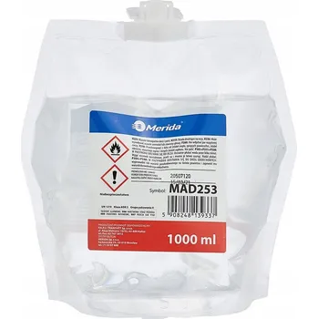 Dezinfekce Dezinfekční přípravek Merida MAD253 tekutý 1l – dezinfekce rukou a pokožky, připravený k použití