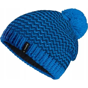 Čepice Dětská zimní vlněná zateplená Čepice VAUDE s bambulkou vel. S