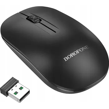 Myš Borofone Bezdrátová počítačová Myš BG14 Planet, černá