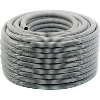 kabelová chránička HUSÍ KRK PVC-U fi25/19 s pilotem 320N/5CM RKGL 25-25 šedá AKS ZIELONKA