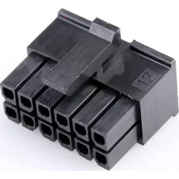 Elektrický konektor Molex zásuvkový konektor na kabel 12, rozteč 3 mm, 430251200, 1 ks Bag