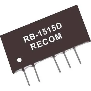 Měnič napětí RECOM RB-0509D DC/DC měnič napětí do DPS 5 V/DC 9 V/DC, -9 V/DC 111 mA 1 W Počet výstupů: 2 x Obsah 1 ks