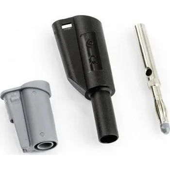 Měřicí kabel HT Instruments 1066-IECN Prodloužení připojení ⌀ 4 mm, černá, 1003050, 1 ks